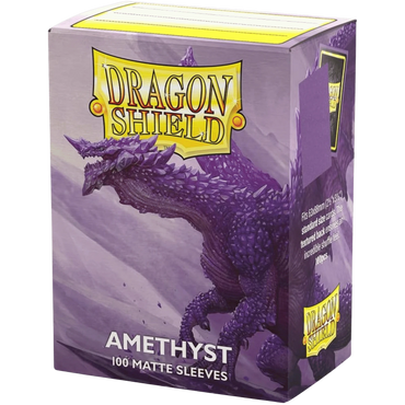 Dragon Shield: Standard 100ct Sleeves - Amethyst (Matte)