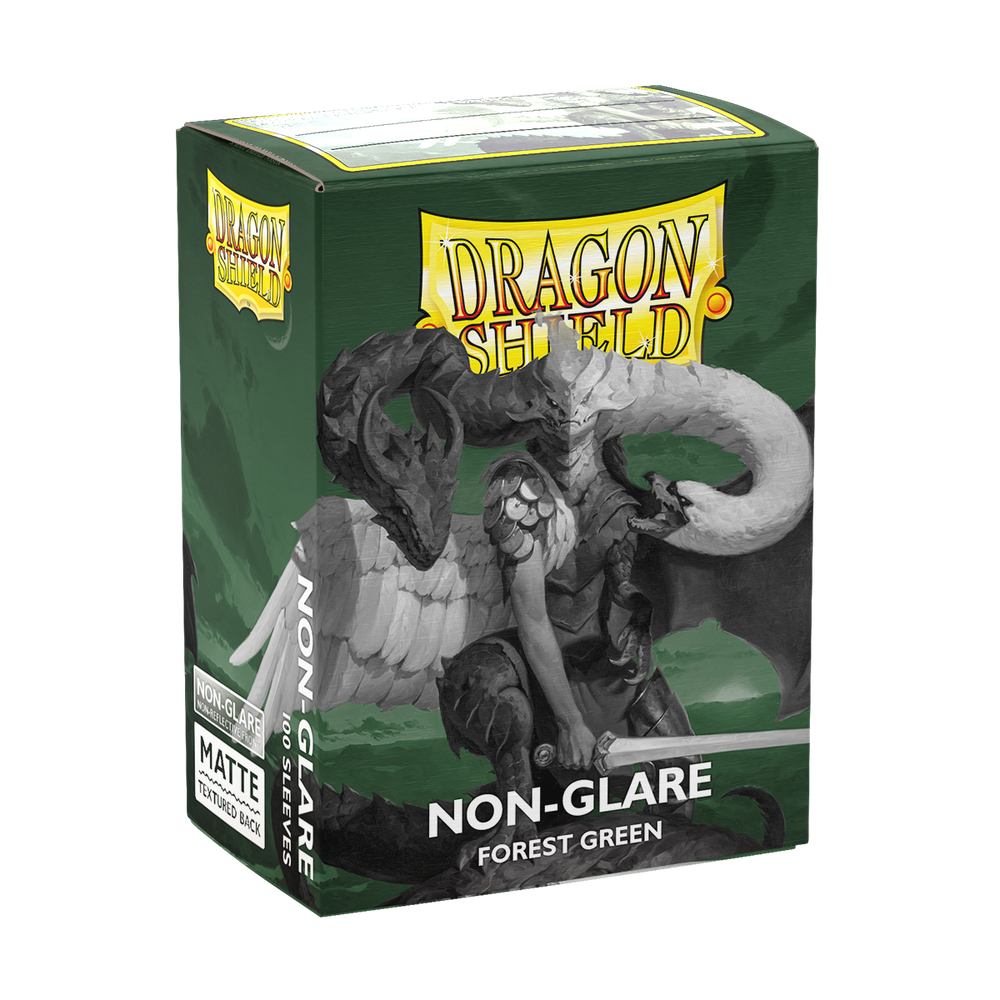 Dragon Shield - Dual - 100CT Standard Matte - Non-Glare - Forest Green