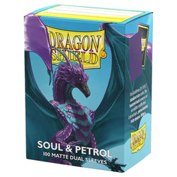 Dragon Shield - Standard - 100CT - Dual Matte - Soul & Petrol