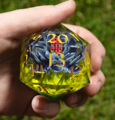 Sirius Dice 54mm Black Lotus D20