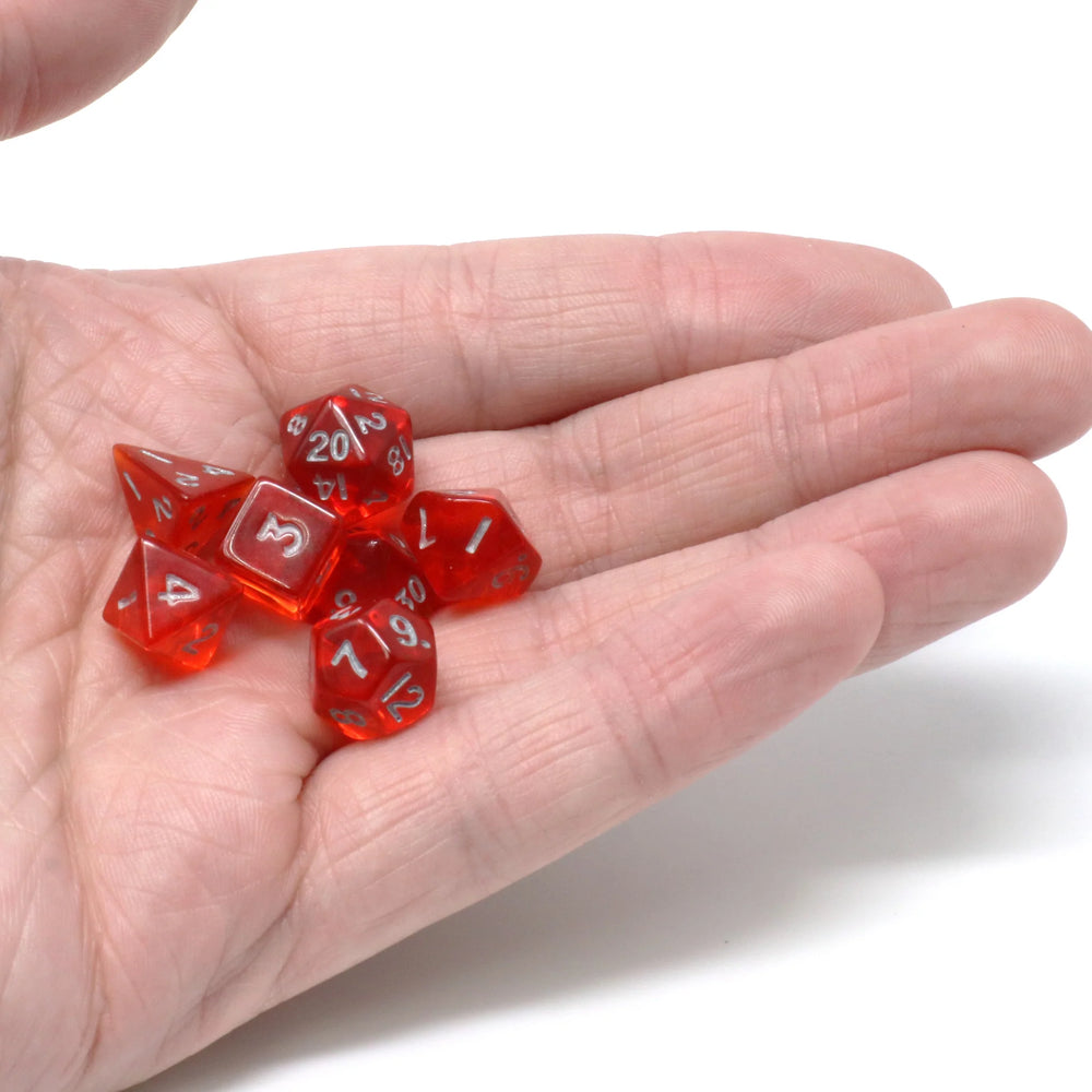 Die Hard Dice - Critlings - 7pc Mini RPG Set - Bright Blaze