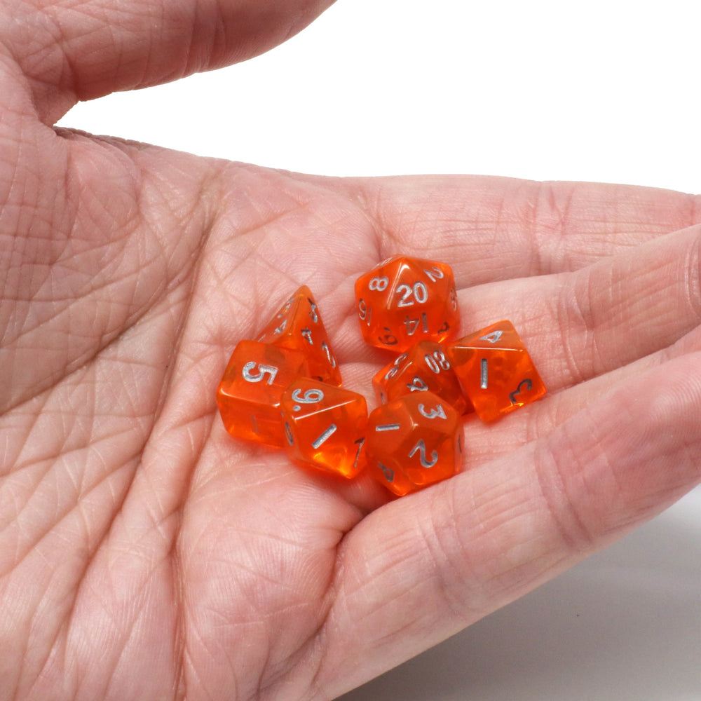 Die Hard Dice - Critlings - 7pc Mini RPG Set - Fireburst