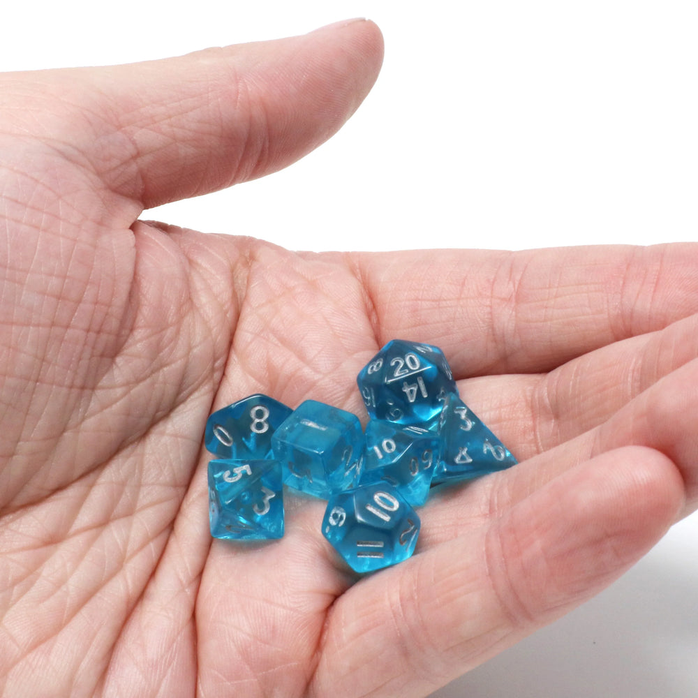 Die Hard Dice - Critlings - 7pc Mini RPG Set - High Tide