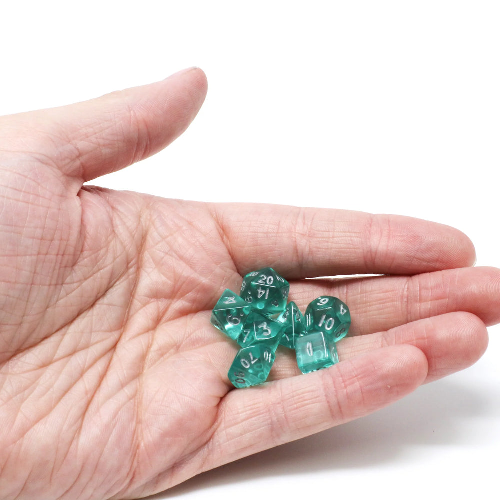 Die Hard Dice - Critlings - 7pc Mini RPG Set - Minty Breeze