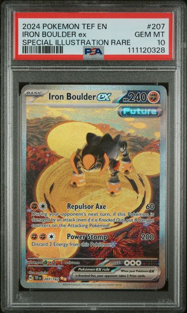 IRON BOULDER EX #207 - SIR - PSA GEM MT 10