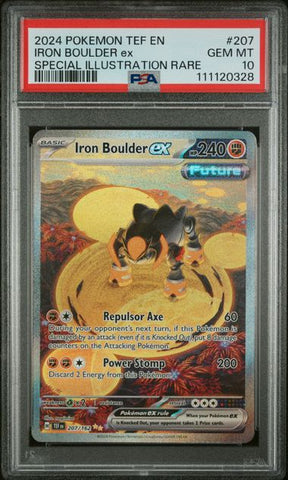 IRON BOULDER EX #207 - SIR - PSA GEM MT 10
