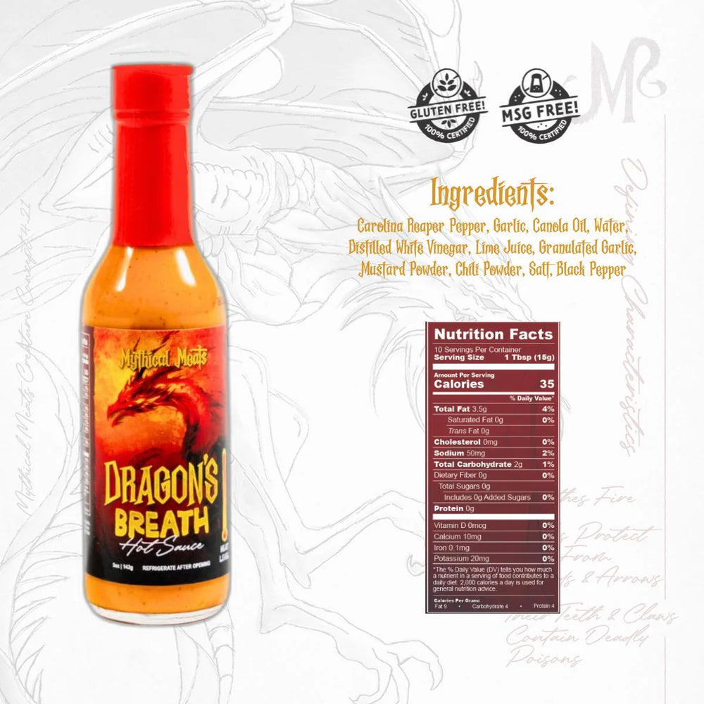 Mythical Meats - Hot Sauce - Dragon's Breath