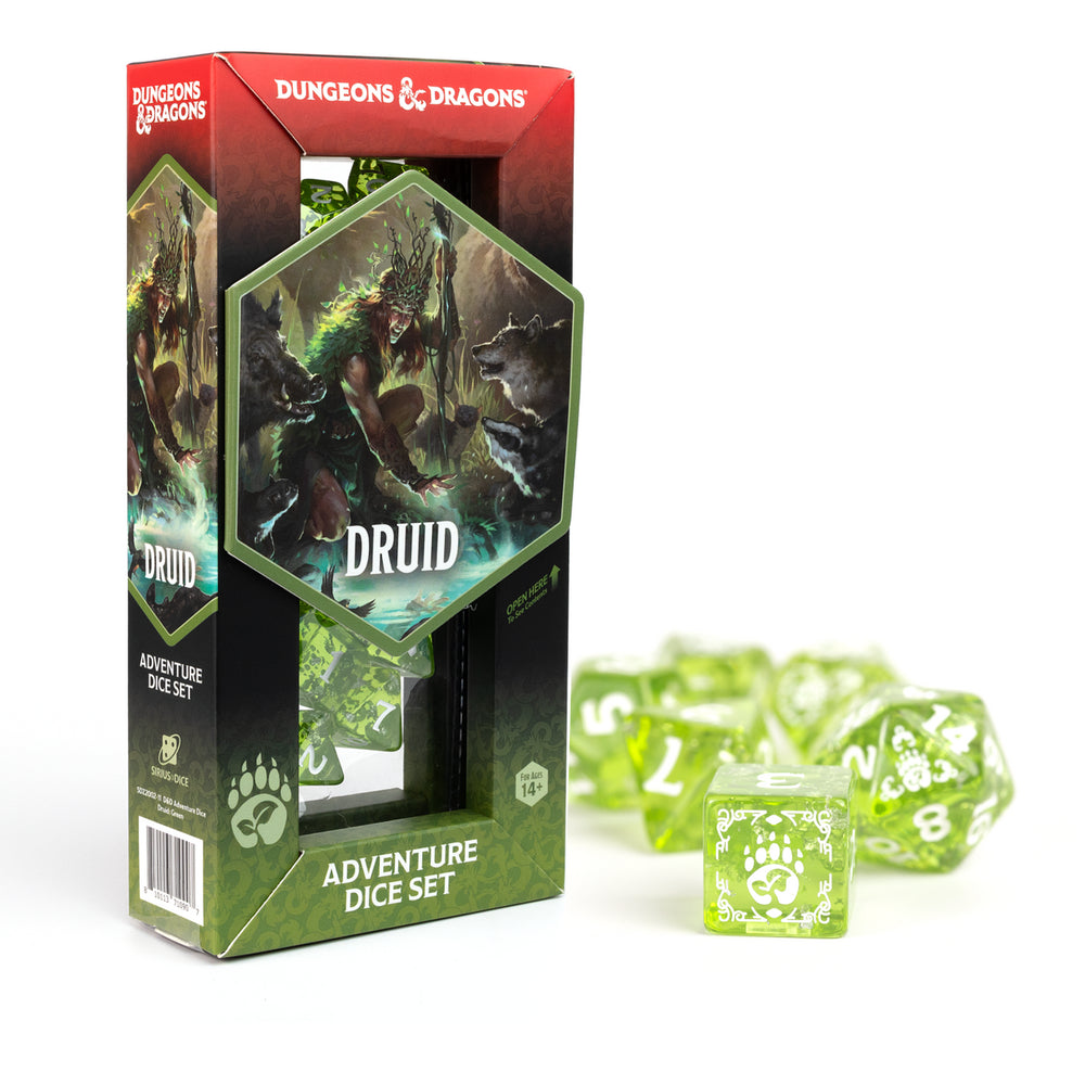 Druid - Green - Adventure Dice Set
