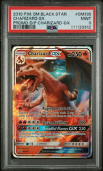 CHARIZARD GX #SM195 - BLACK STAR PROMO - PSA MINT 9