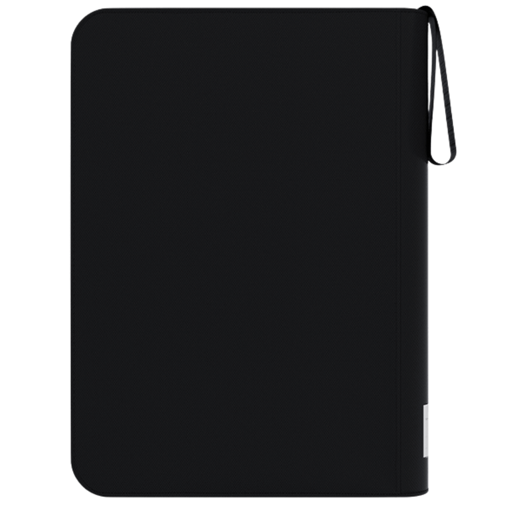 Arcane Fortress - 9-pocket Zippered Top-loader Binder - Black