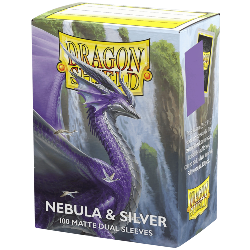 Dragon Shield - Standard - 100CT Dual Matte - Nebula & Silver