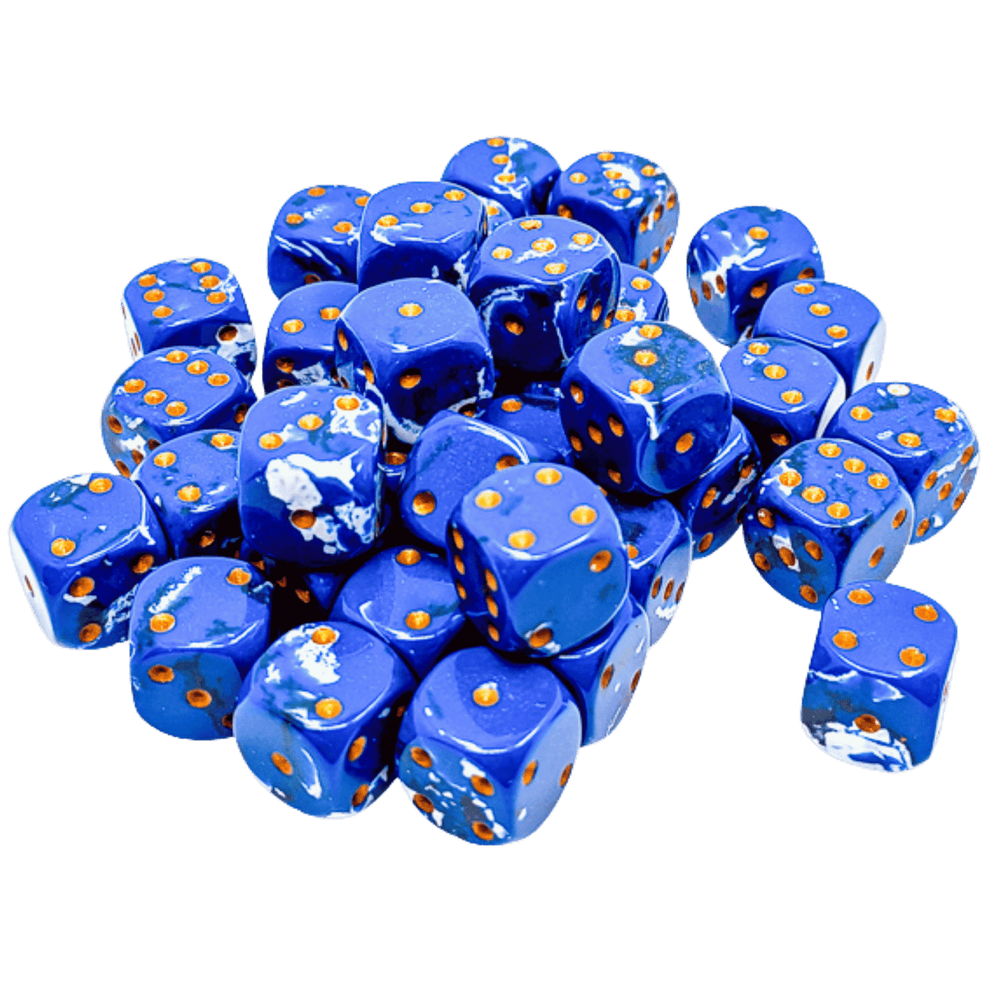 Chessex - 12mm - Brush - Wavebreak/gold