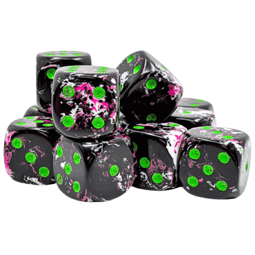 Chessex 16 MM - Brush - Paintball/green