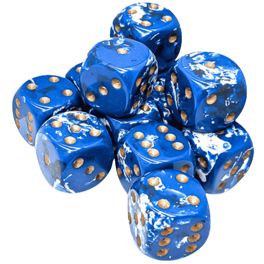 Chessex 16 MM - Brush - Wavebreak/gold
