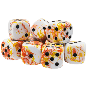 Chessex 16 MM - Brush - Sunrise/black