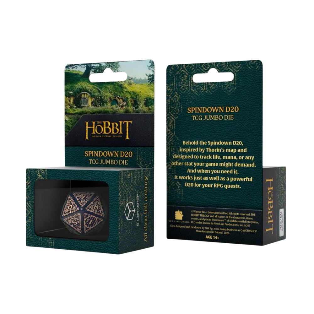 The Hobbit Spindown D20 Tideborn TCG Jumbo Die