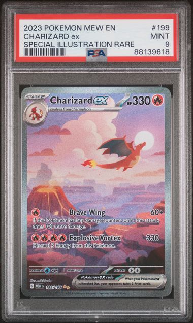 CHARIZARD EX #199 - SIR - PSA MINT 9