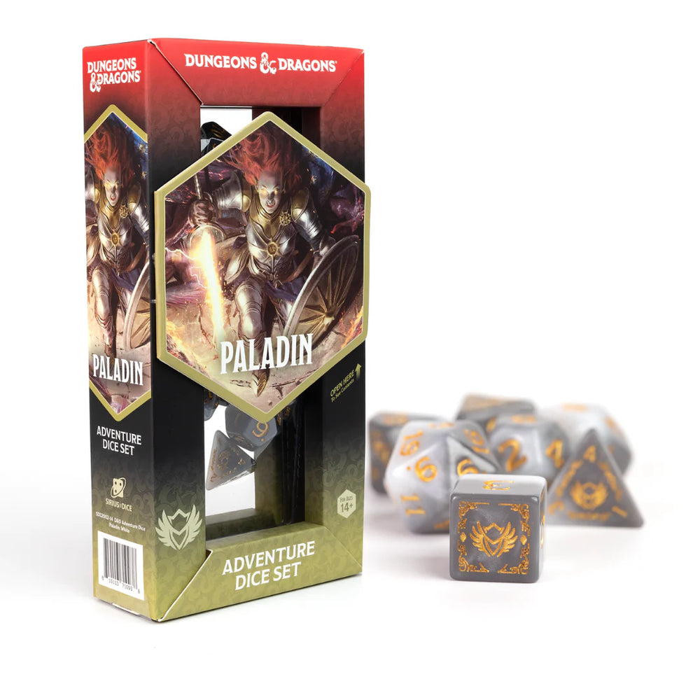 Paladin - Grey/White - Adventure Dice Set