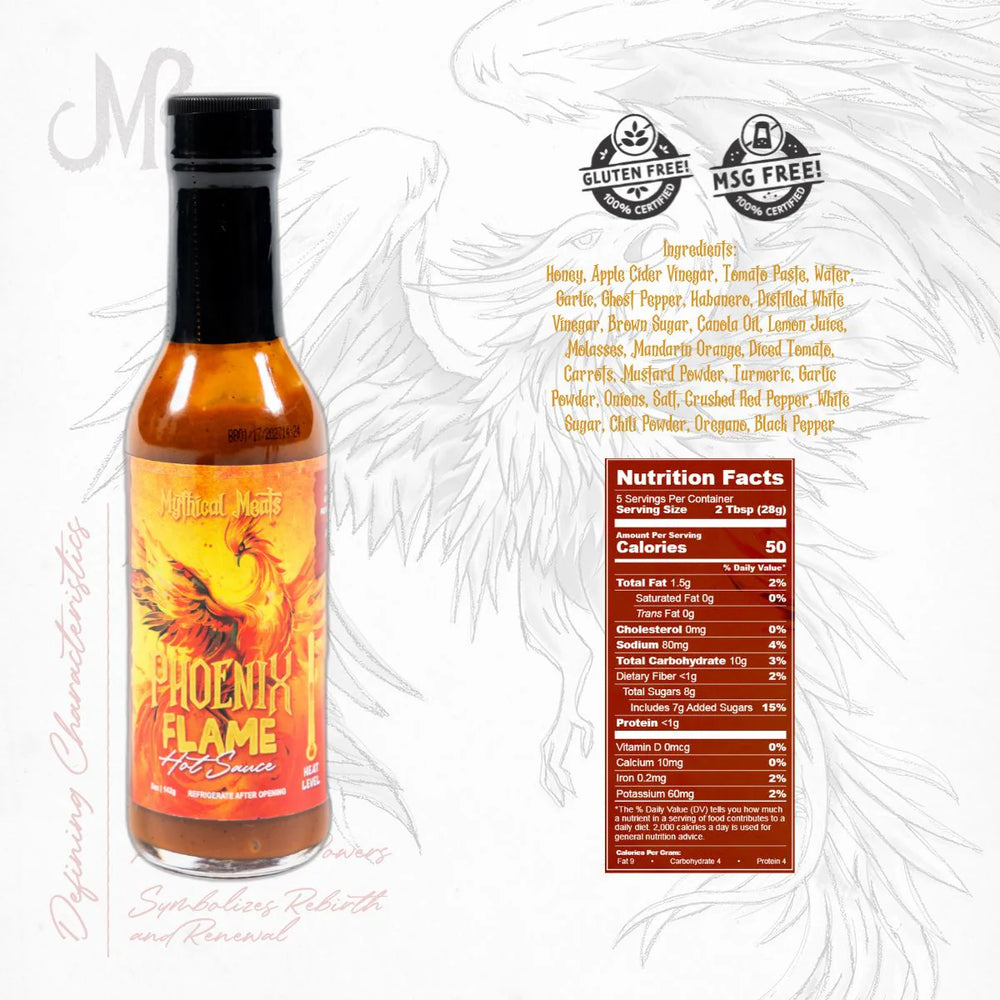 Mythical Meats - Hot Sauce - Phoenix Flame