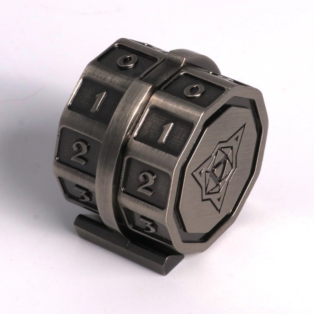Die Hard Dice - Lifelink Counter - Battleworn silver