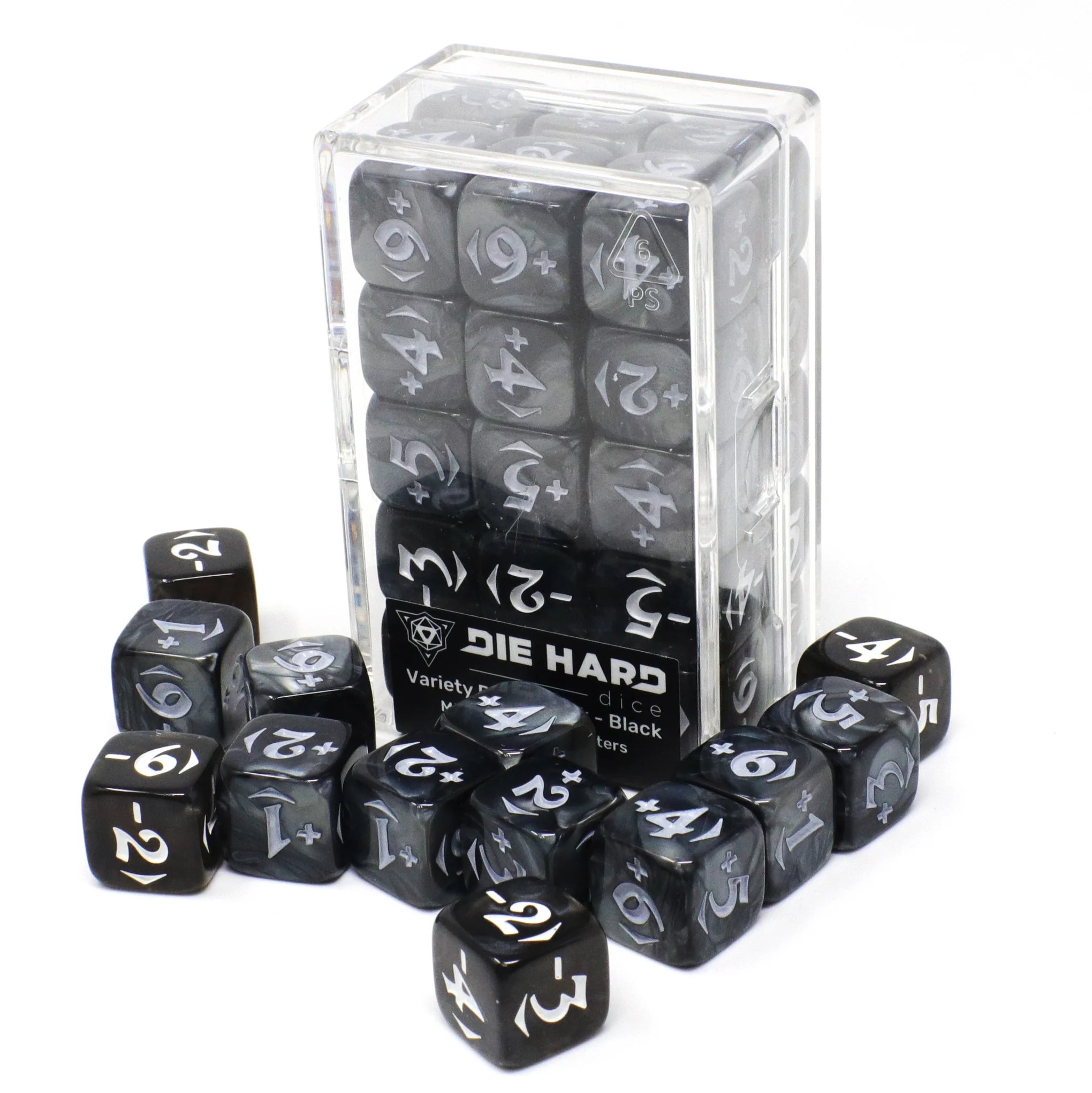 Die Hard Dice - Spindown Counters - Variety Pack - Black