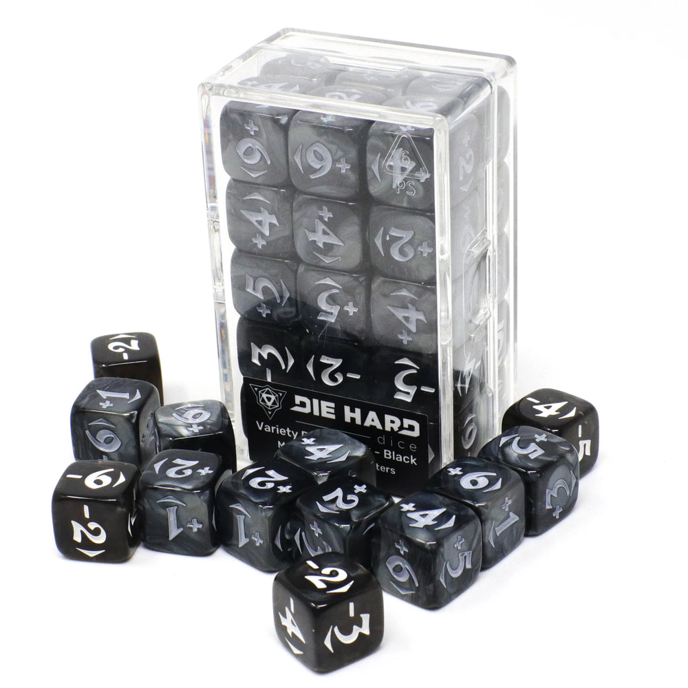 Die Hard Dice - Spindown Counters - Variety Pack - Black