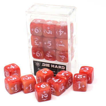 Die Hard Dice - Spindown Counters - Power Plus - Red