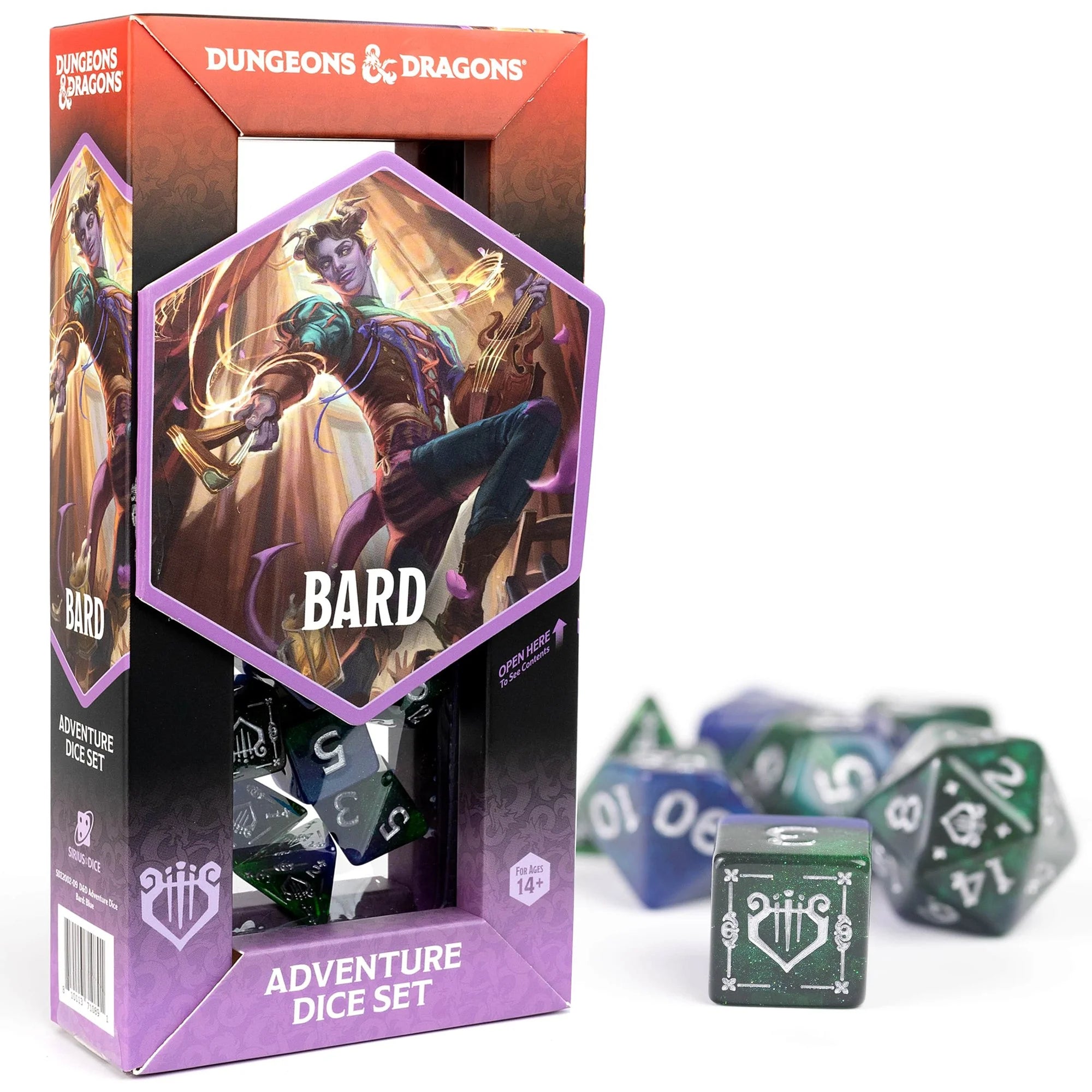 Bard - Blue - Adventure Dice Set