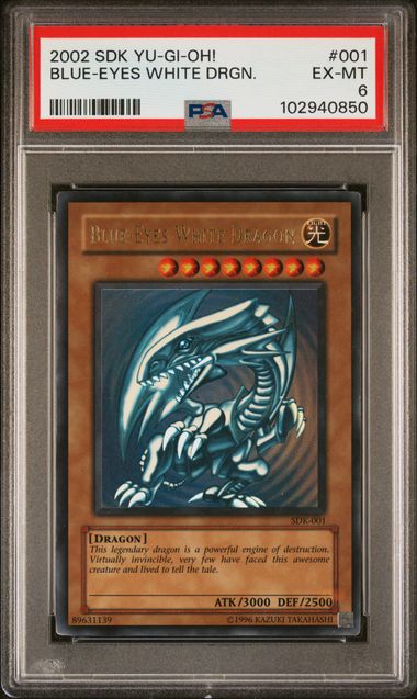 BLUE-EYES WHITE DRAGON - PSA EX-MT 6