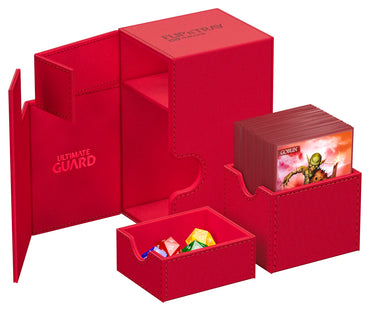 Ultimate Guard - Flip N Tray 80+ - Xenoskin - Red