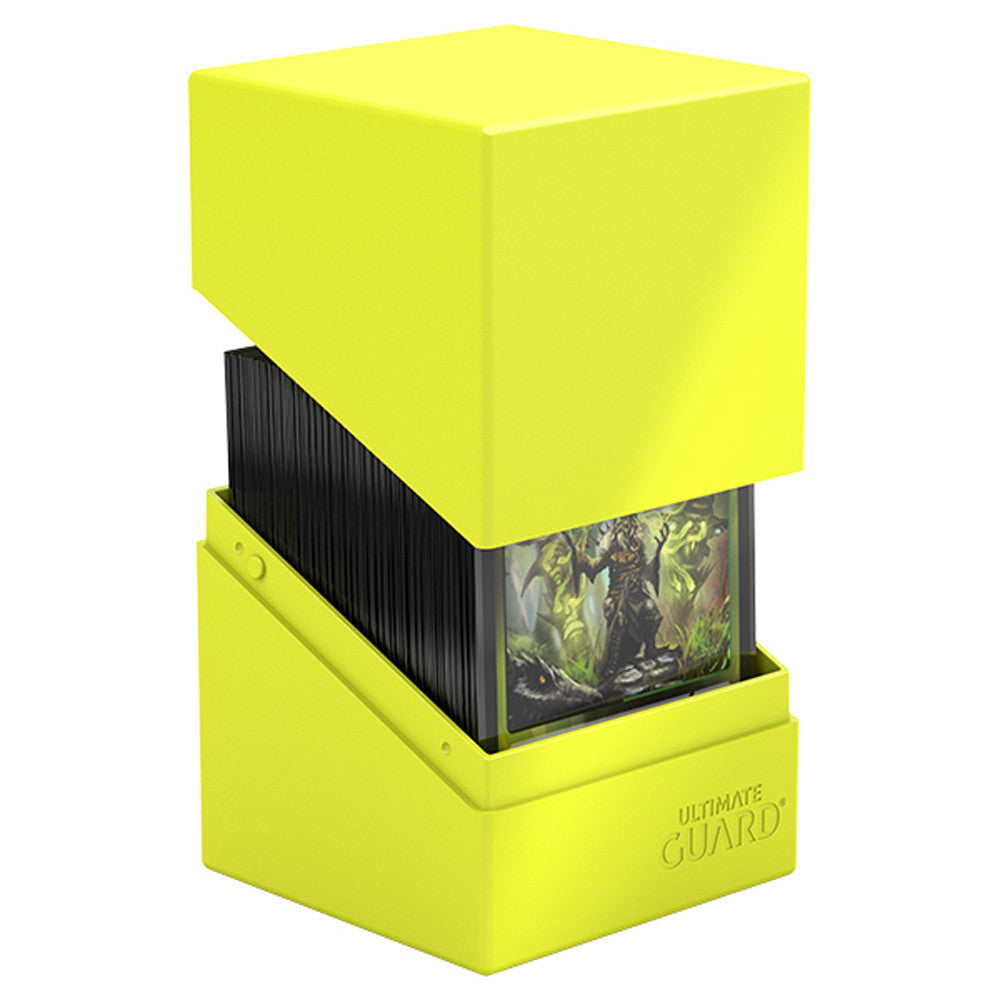 Ultimate Guard Boulder Deck Case - Solid 100 - Neon Yellow