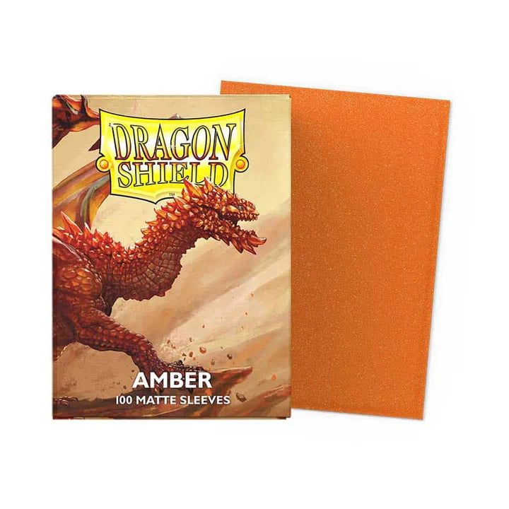 Dragon Shield - Standard - 100CT - Dual Matte - Amber