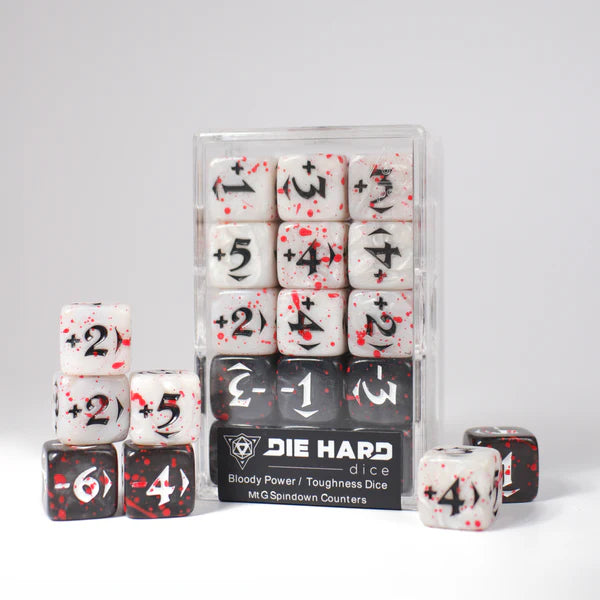 Die Hard Dice - Spindown Counters - Bloody Power/Toughness