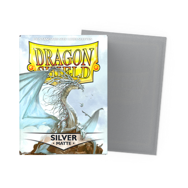 Dragon Shield - Standard - 100CT - Matte - Silver