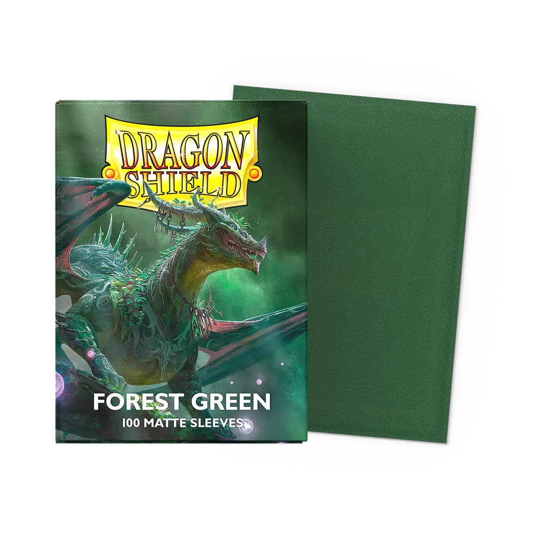 Dragon Shield - Standard - 100CT - Matte - Forest Green