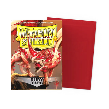 Dragon Shield - Standard - 100CT - Matte Ruby