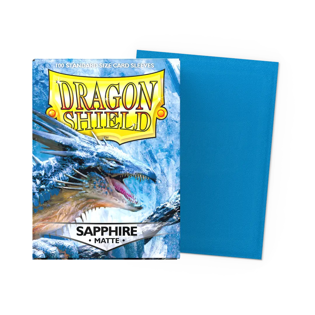 Dragon Shield - Standard - 100CT - Matte Sapphire