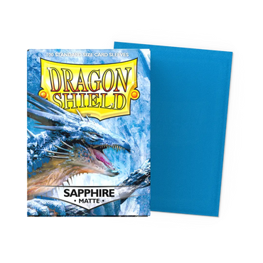 Dragon Shield - Standard - 100CT - Matte Sapphire
