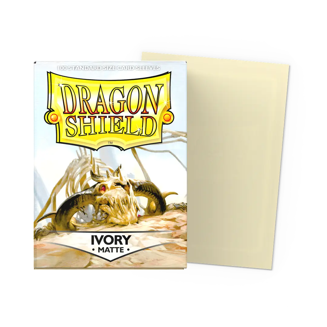 Dragon Shield - Standard - 100CT - Matte Ivory