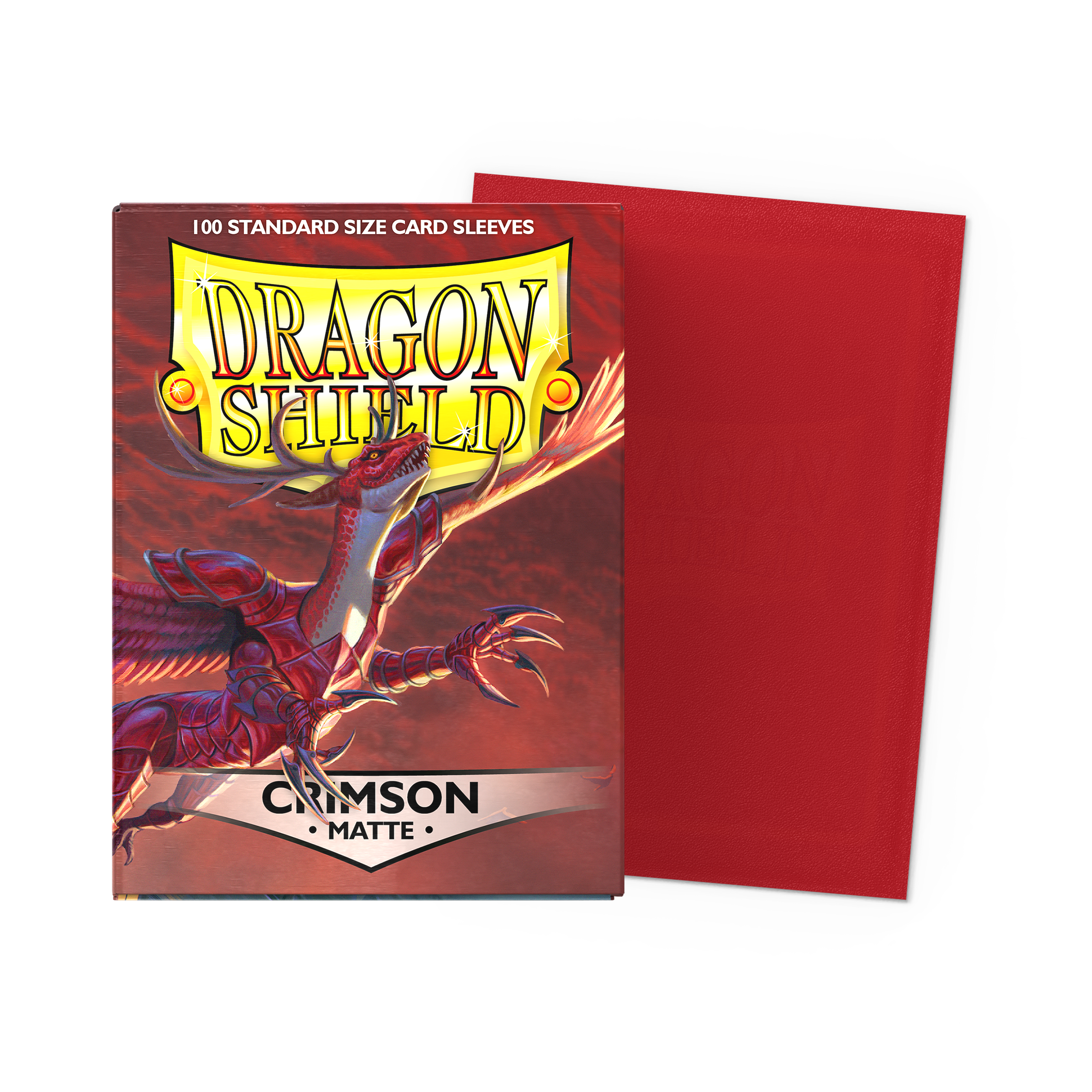 Dragon Shield - Standard - 100CT - Matte Crimson