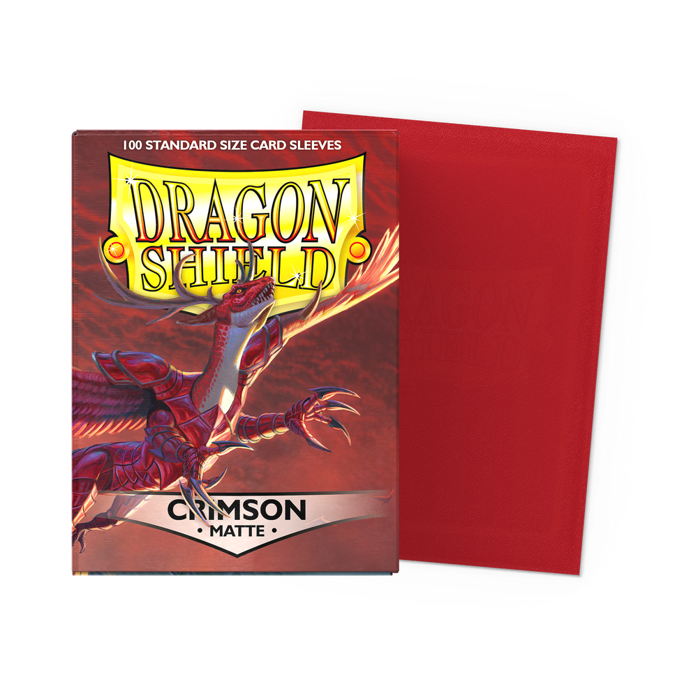 Dragon Shield - Standard - 100CT - Matte Crimson