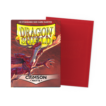 Dragon Shield - Standard - 100CT - Matte Crimson