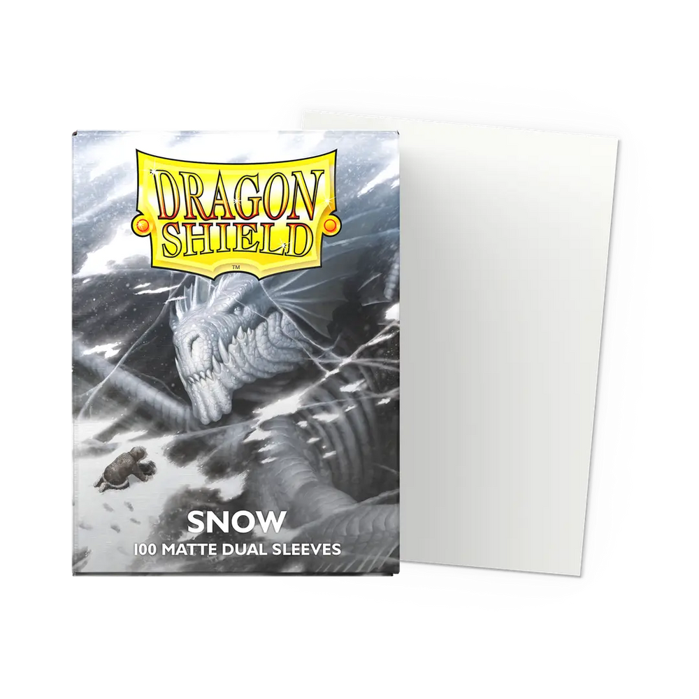 Dragon Shield - Standard - 100CT - Matte Dual Snow