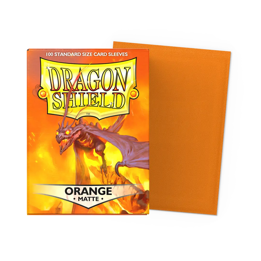 Dragon Shield - Standard - 100CT - Matte Orange