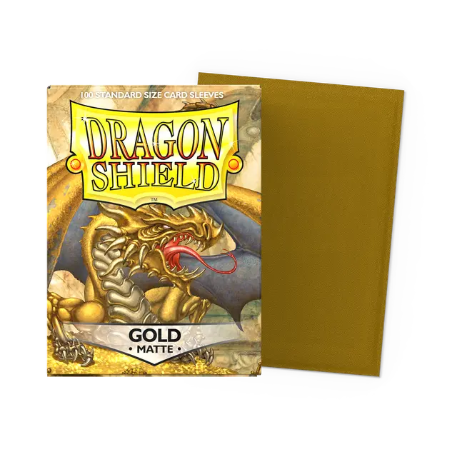 Dragon Shield - Standard - 100CT - Matte Gold