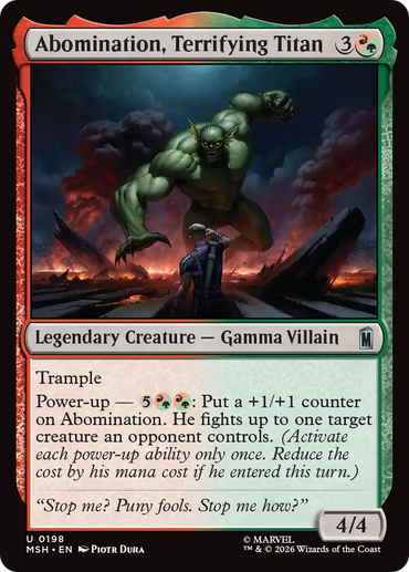 Abomination, Terrifying Titan [Marvel Super Heroes]