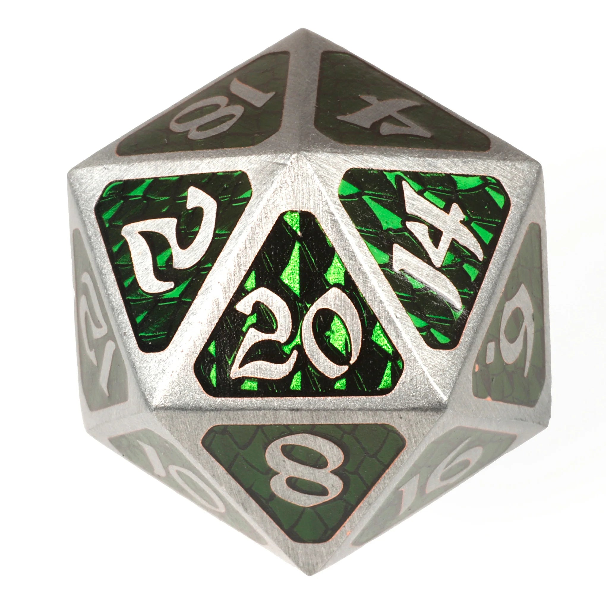 Die Hard Dice - Dire D20 - Drakona Ventus Chloros