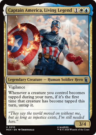 Captain America, Living Legend [Marvel Super Heroes]