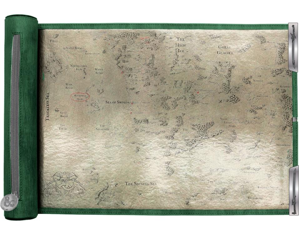 Ultra PRO: Scroll Map - Dungeons & Dragons - Artifacts Across Eternities