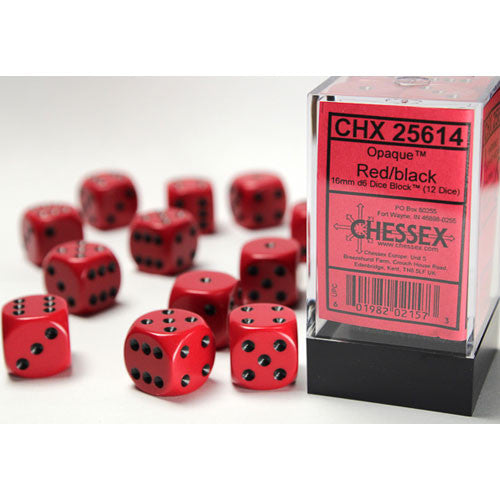 Chessex 16 MM Red/Black